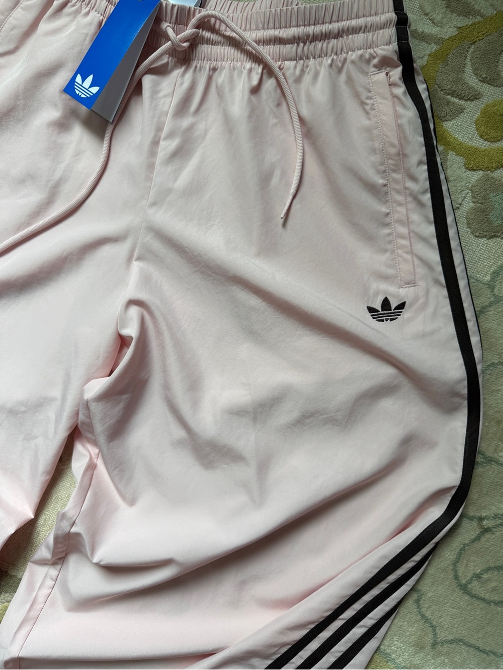 Adidas [M] Firebird Adilenium Wide Leg Track Pants Sandy Pink/Brown KV5300 - Picture 4 of 8